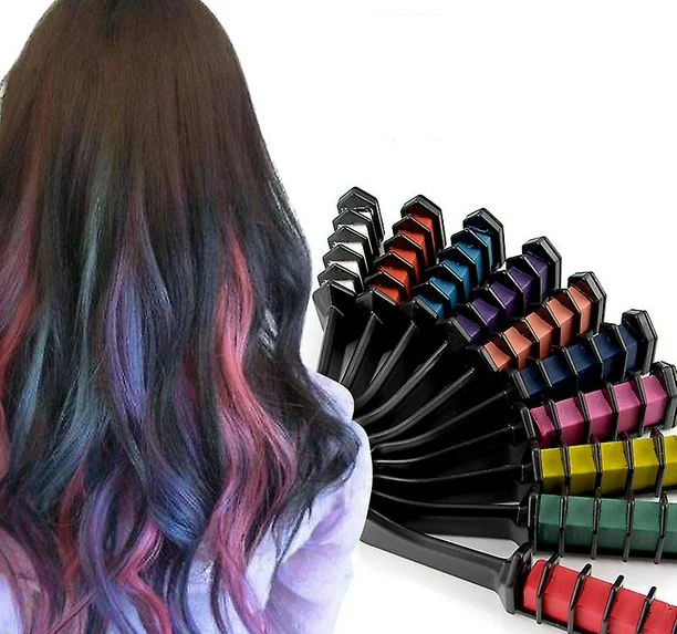 10 Colour Hair Chalk